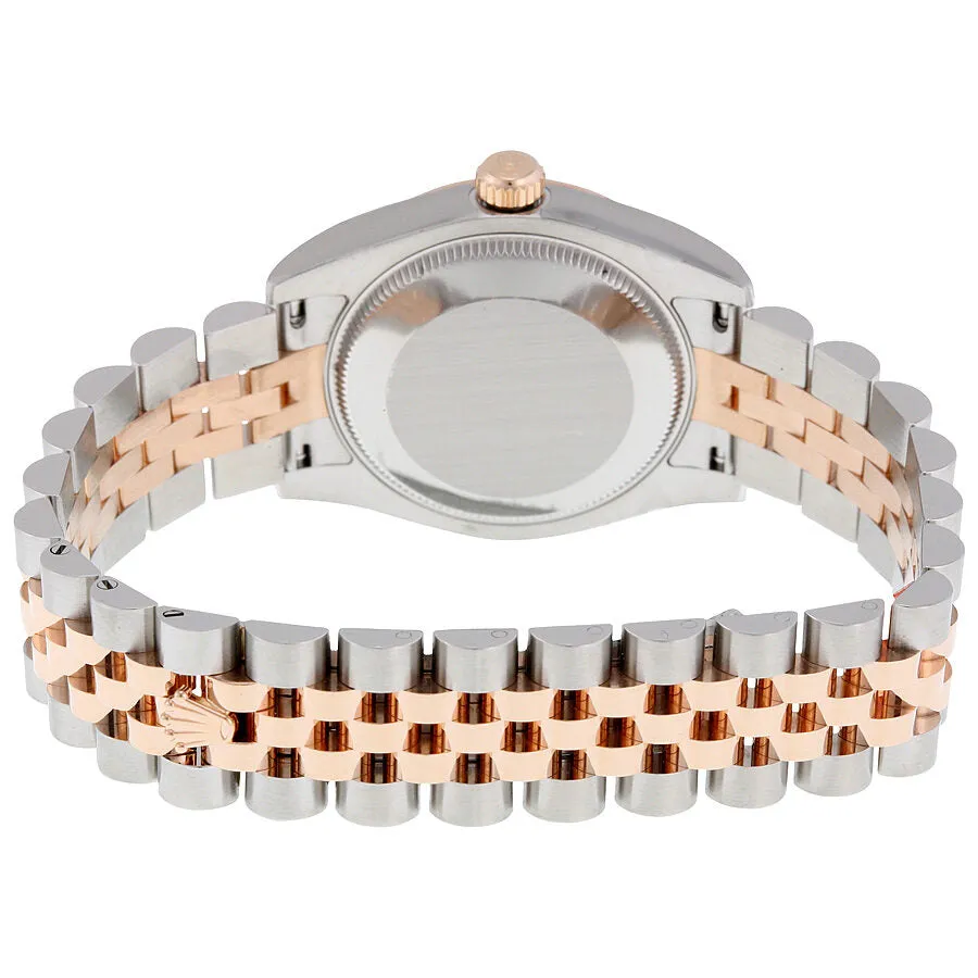 Rolex Lady Datejust Silver Diamond Dial Steel and 18K Everose Gold Jubilee Watch 178271SDJ
