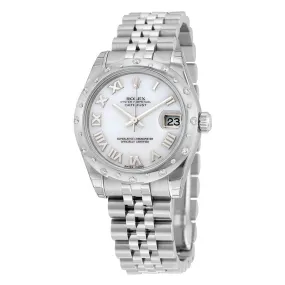 Rolex Oyster Perpetual Datejust 31 Mother of Pearl Dial Stainless Steel Jubilee Bracelet Automatic Ladies Watch 178344PMRJ