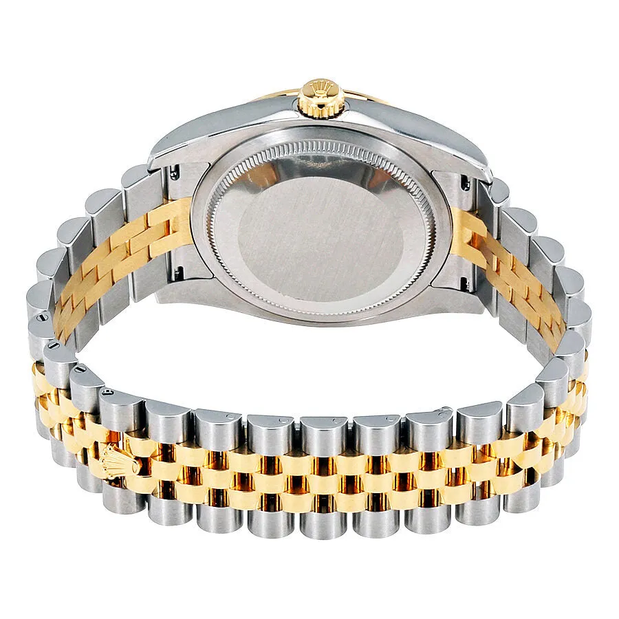 Rolex Oyster Perpetual Datejust 36 Green Floral Dial Stainless Steel and 18K Yellow Gold Jubilee Bracelet Automatic Ladies Watch 116243GRFAJ
