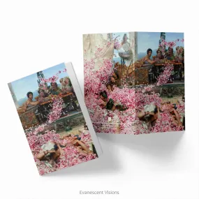Roses of Heliogabalus by Alma-Tadema, Art Notecard, Notelet with Envelope, Personalised or Blank