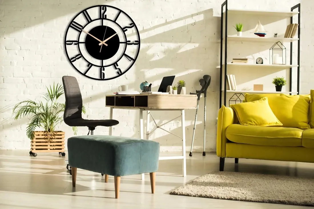 Round Wall Clock - Wall Decor - Home Decor - Wall Clocks
