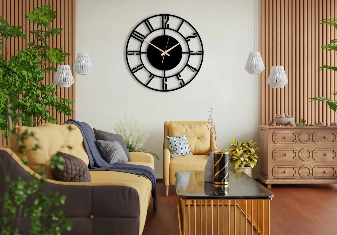 Round Wall Clock - Wall Decor - Home Decor - Wall Clocks