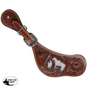 Showman ® Ladies Pray Leather spur strap