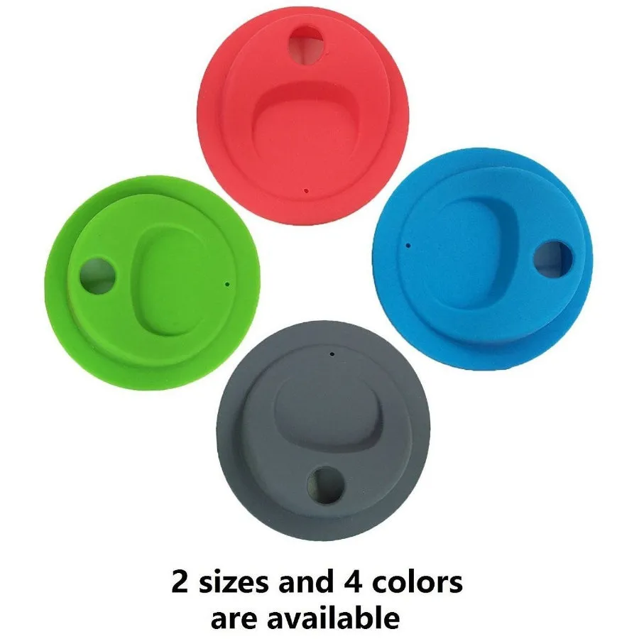 Silicone Mason Jar Lids with Stainless Steel Bands