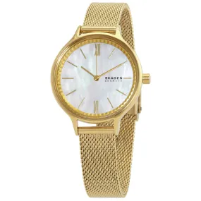 Skagen Anita Quartz Mother of Pearl Dial Ladies Watch SKW2907