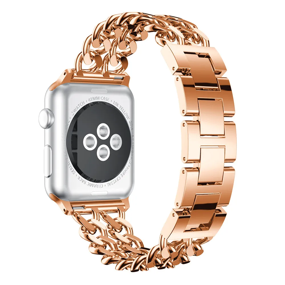 Stainless Steel Chain Link Bracelet for Apple Watch