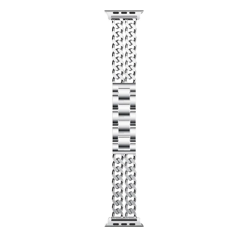 Stainless Steel Chain Link Bracelet for Apple Watch