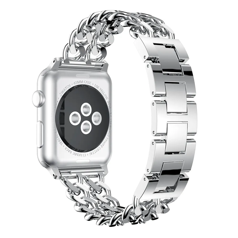 Stainless Steel Chain Link Bracelet for Apple Watch