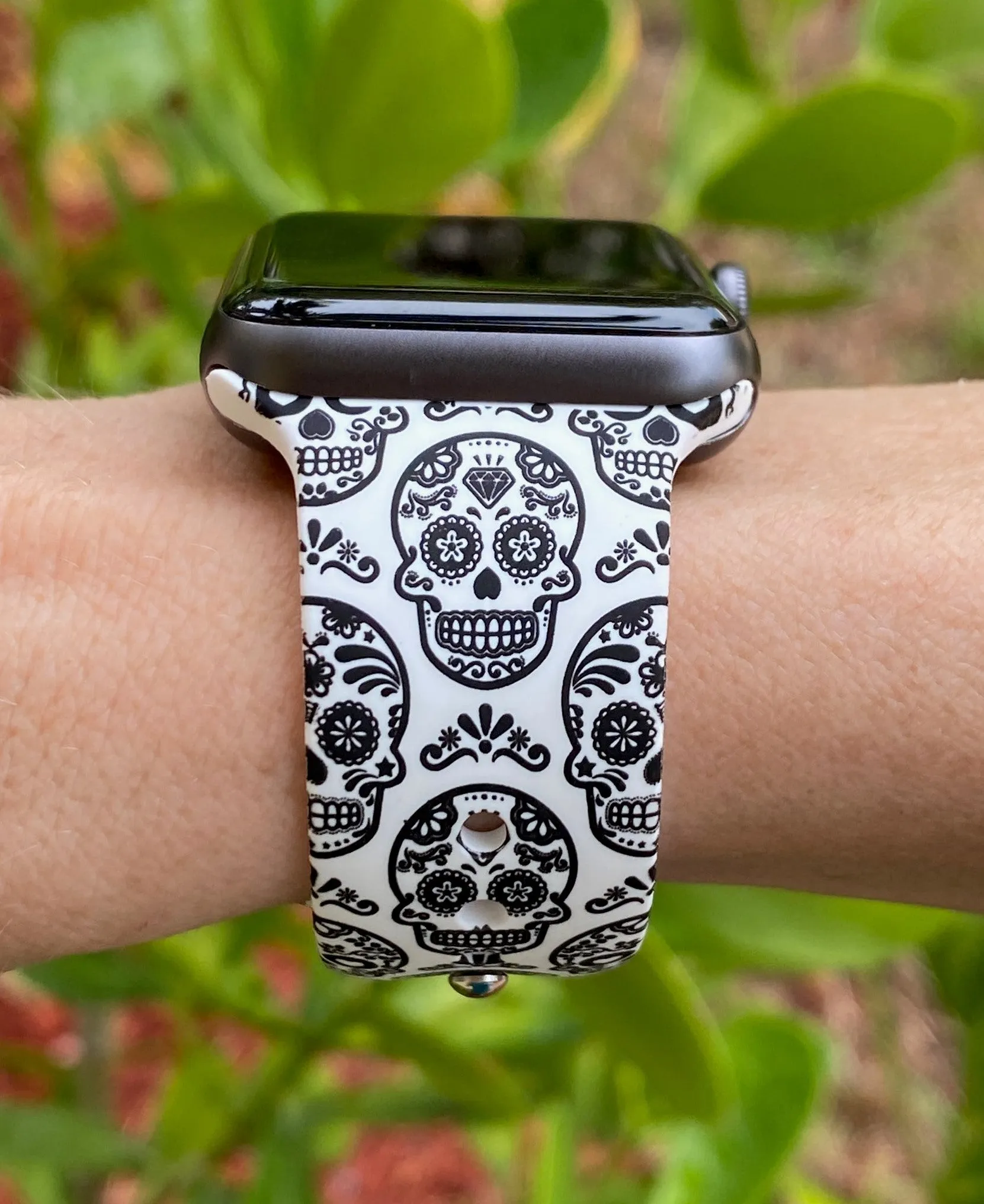 Sugar Skull Watch Band For Apple Watch