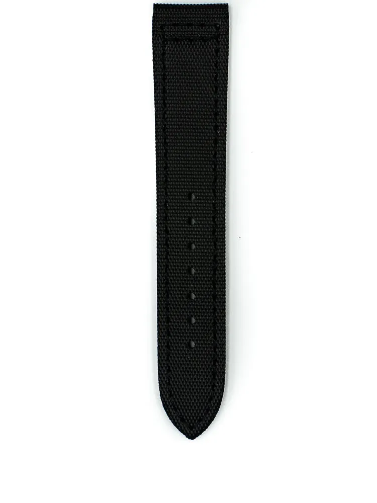 Tactical Sailcloth - Black (Red Stitches)