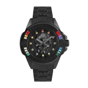 The Skull Genderless Steel Black Unisex Watch PWNAA0522