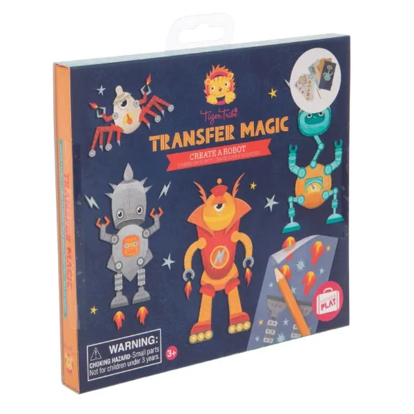 Tiger Tribe TT6-0311 Transfer Magic Create a Robot