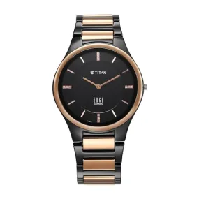 Titan Analog Black Dial Men's Watch-1696KC02