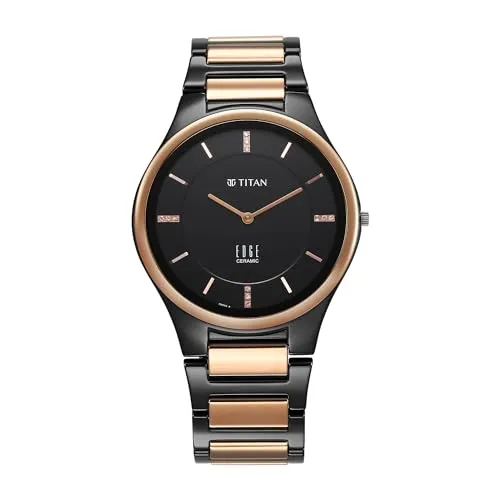 Titan Analog Black Dial Men's Watch-1696KC02