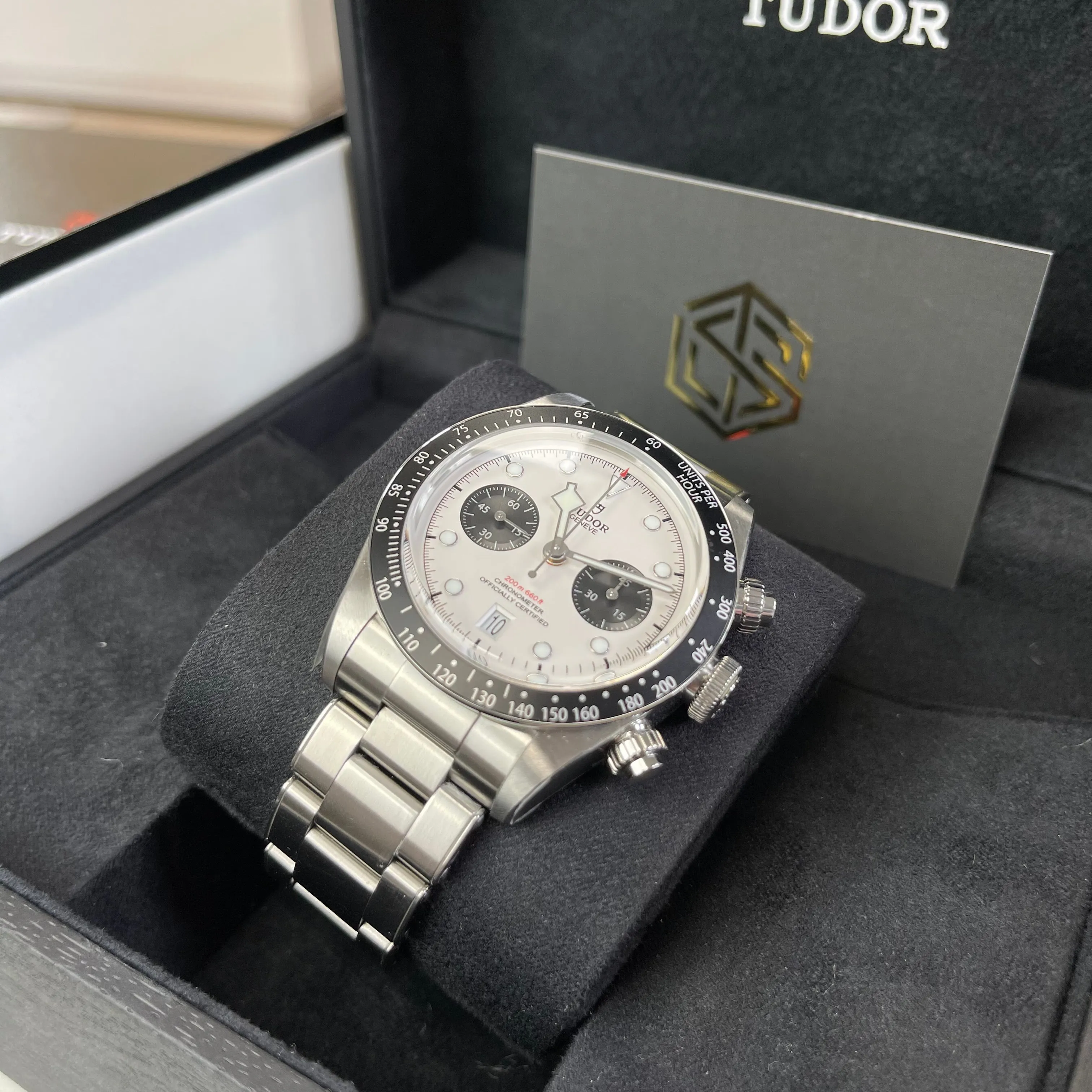 Tudor Black Bay Chronograph 'Panda' White Dial M79360N-0002 Brand New Watch