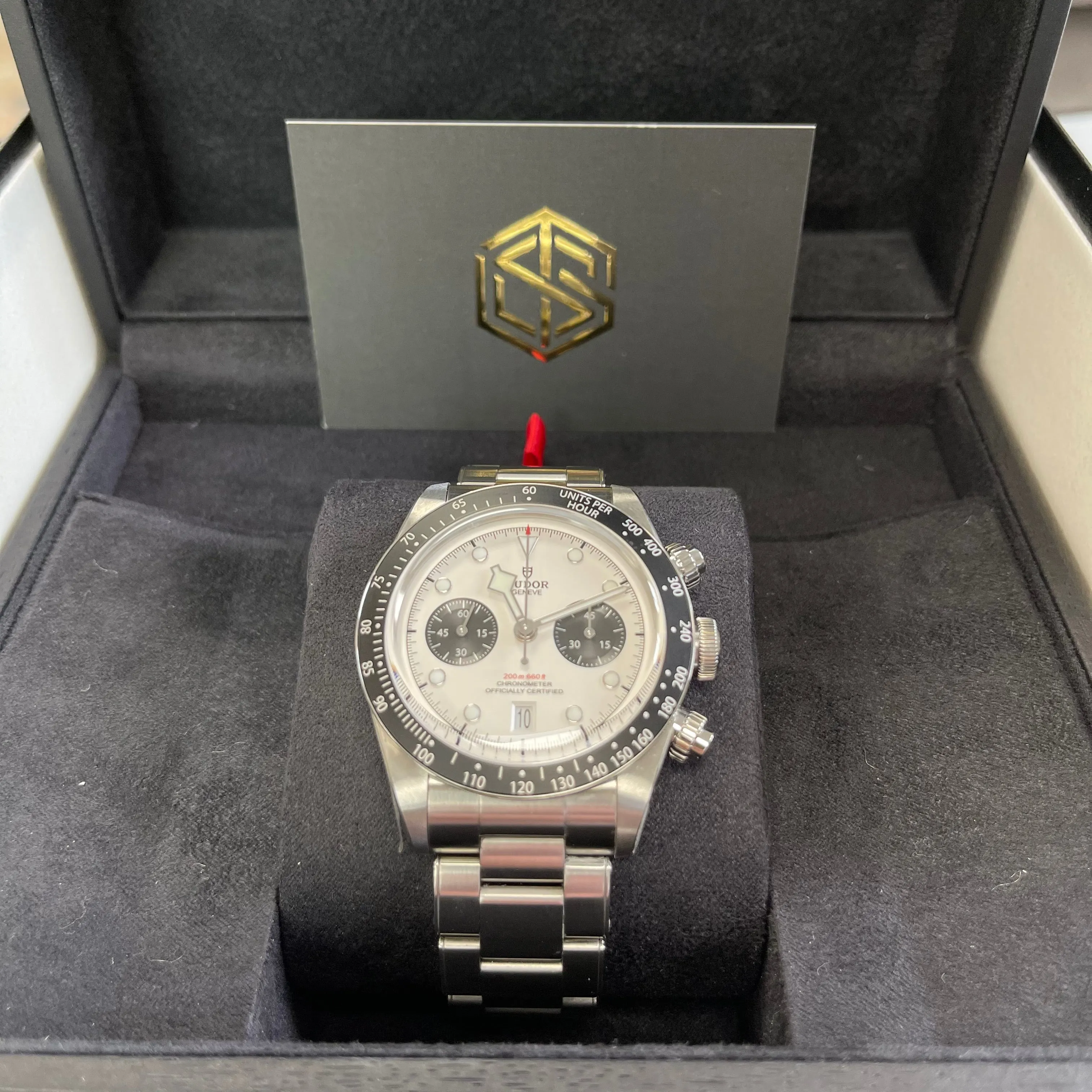 Tudor Black Bay Chronograph 'Panda' White Dial M79360N-0002 Brand New Watch