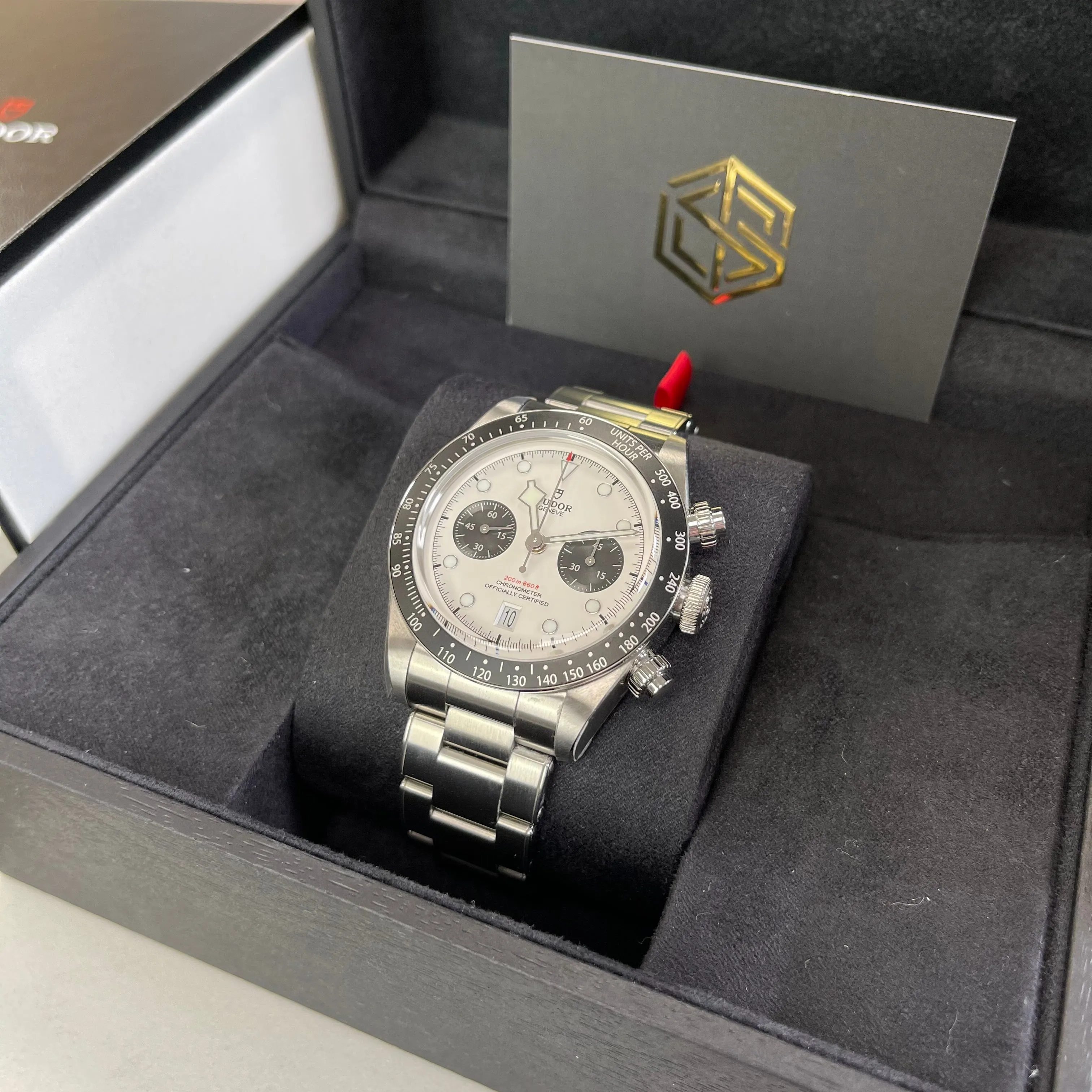 Tudor Black Bay Chronograph 'Panda' White Dial M79360N-0002 Brand New Watch