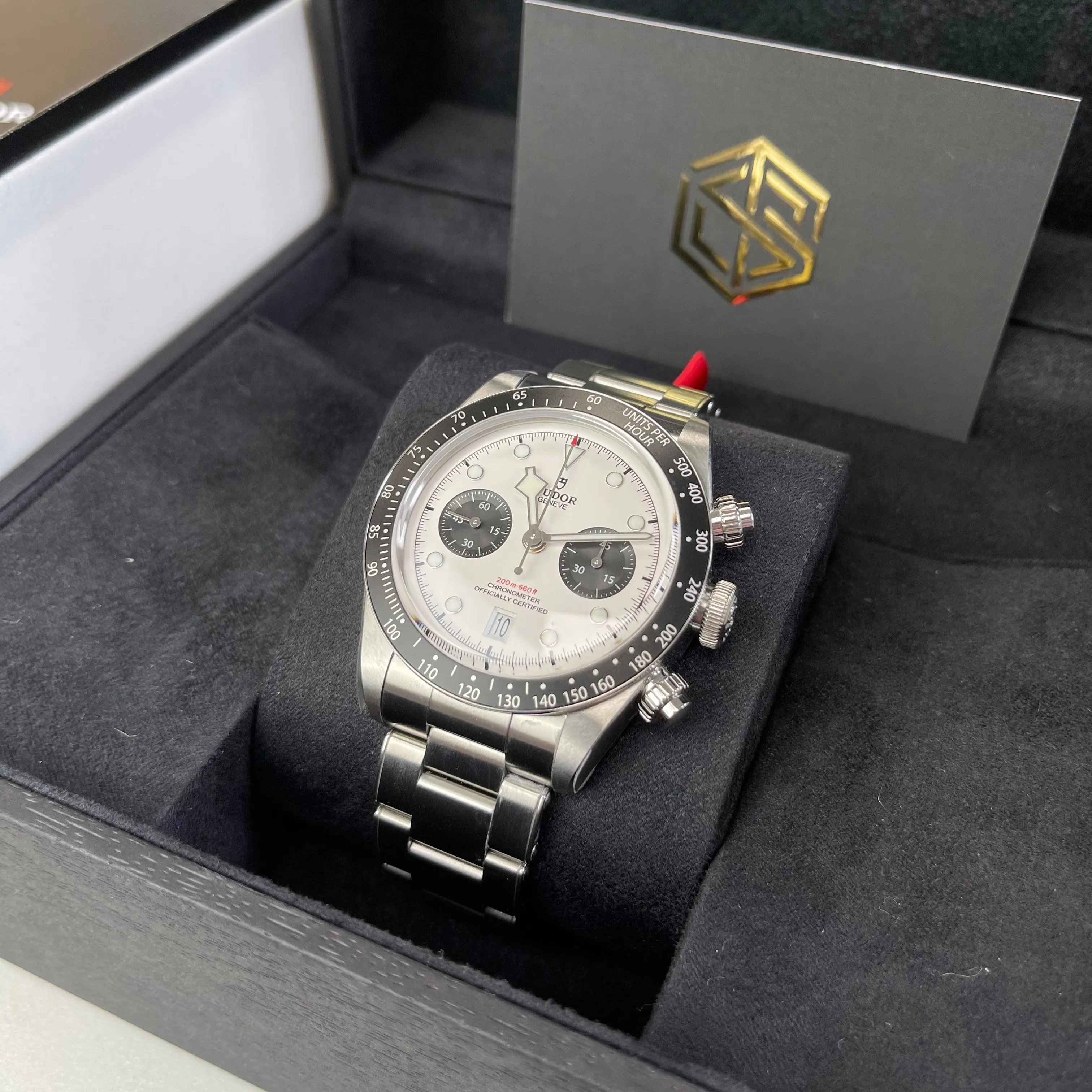 Tudor Black Bay Chronograph 'Panda' White Dial M79360N-0002 Brand New Watch
