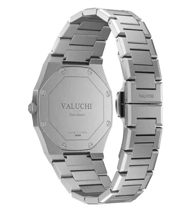 Valuchi Date Master Quartz Silver Mother of Pearl 36mm