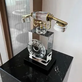 VINTAGE CRYSTAL TELEPHONE DECOR STYLE 2