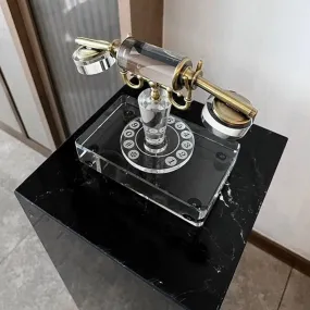 VINTAGE CRYSTAL TELEPHONE DECOR STYLE 3