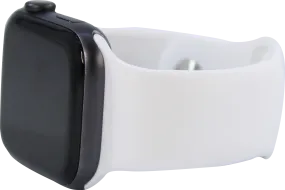White Silicone Watch Band