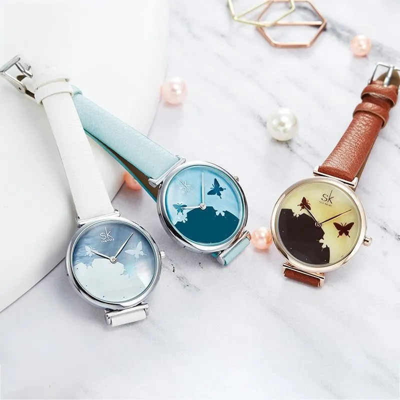 Women's Kallima Inachus Butterfly Dial Watch