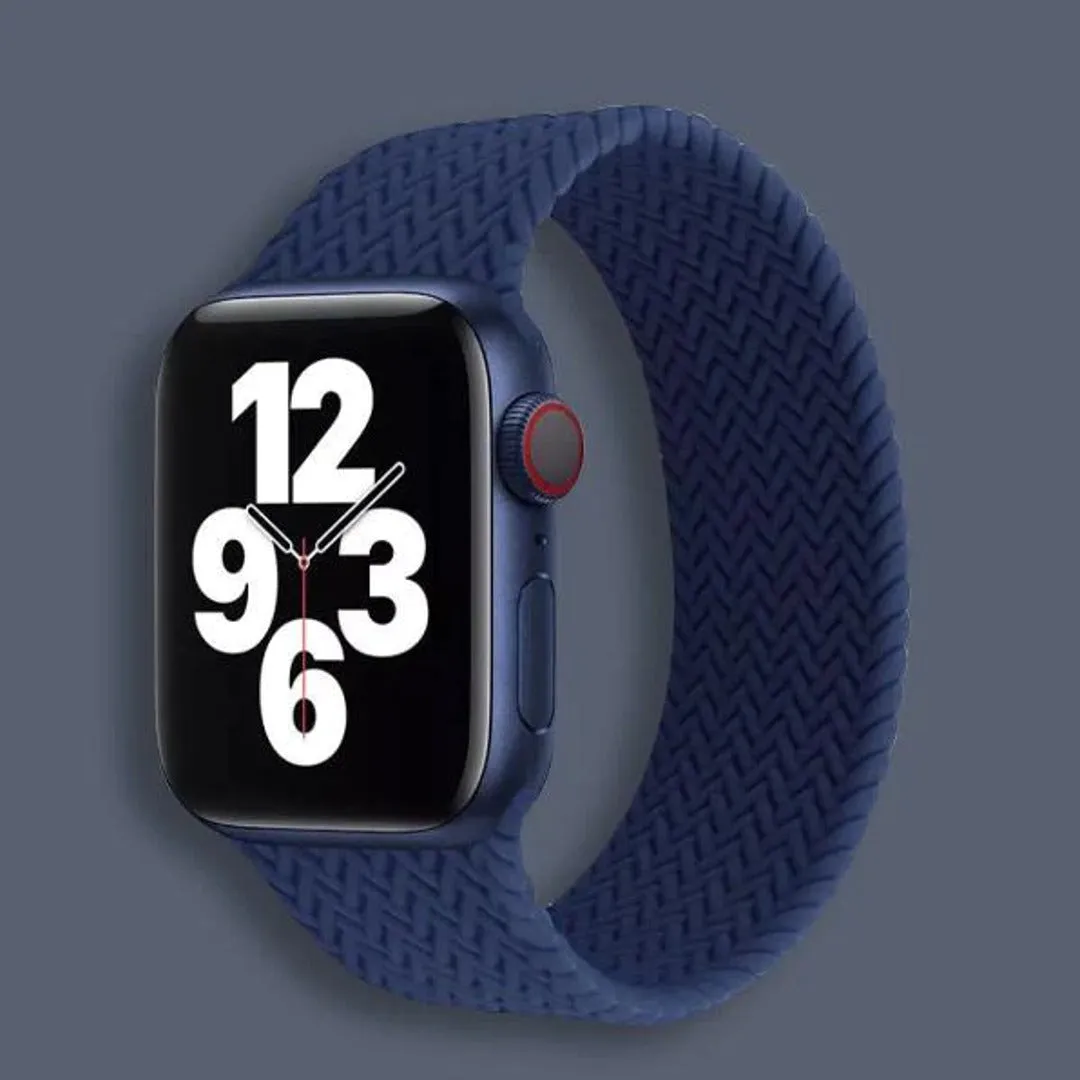 Woven Nylon Braided Solo Loop for Apple Watch